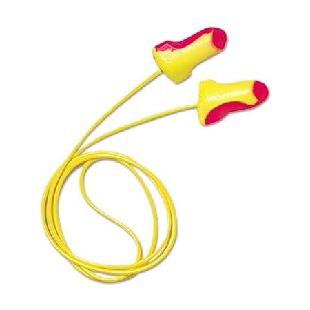 Honeywell Environmental HowardLeig, Ll-30 Laser Lite Single-Use Earplugs, Corded, 32nrr, Magenta/yellow, 100 Pairs LL30